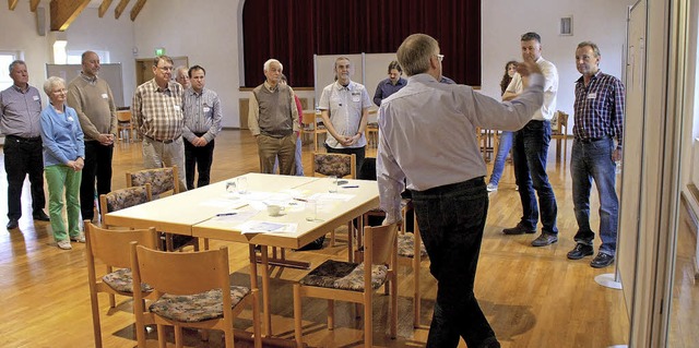 Die Teilnehmer der gemeinsamen Energie...ebnisse der jeweiligen Arbeitsgruppen.  | Foto: Martin Wendel