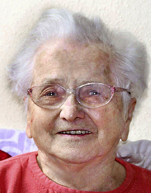 Hilde Stckle feierte In Altdorf ihren 98. Geburtstag.  | Foto: Hiller