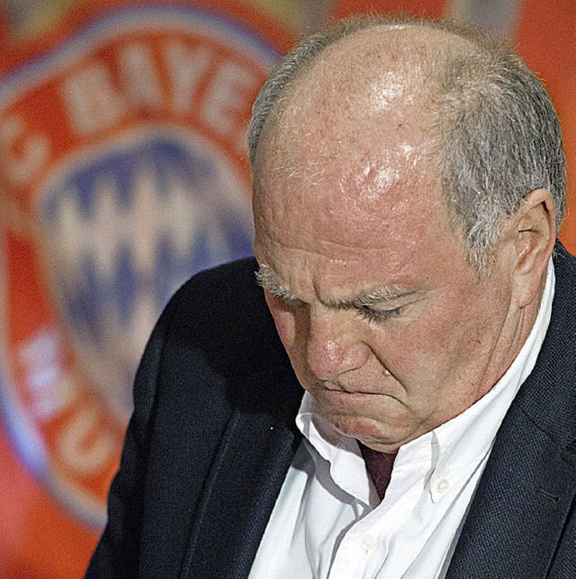 Uli Hoene gibt sich reuig.   | Foto: dpa