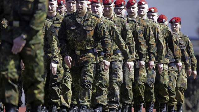Zwlf Prozent aller deutschen Soldaten...erein Deutscher Soldat gegrndet hat.   | Foto: dpa/De Vries