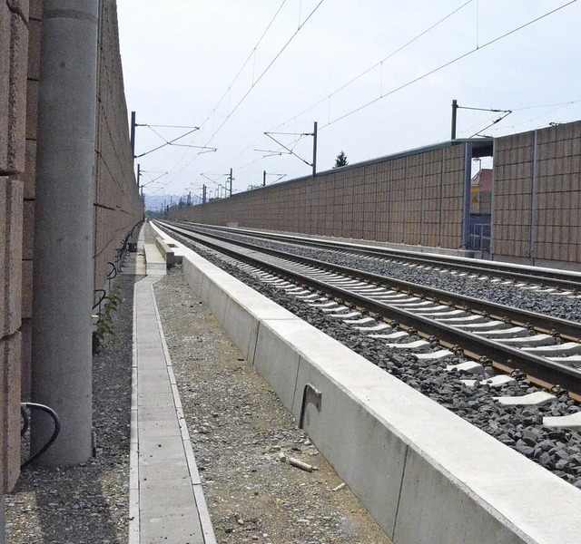 An der Neubaustrecke gibt es keinen Ba...n die Altstrecke 2014  gesperrt ist.    | Foto: langelott