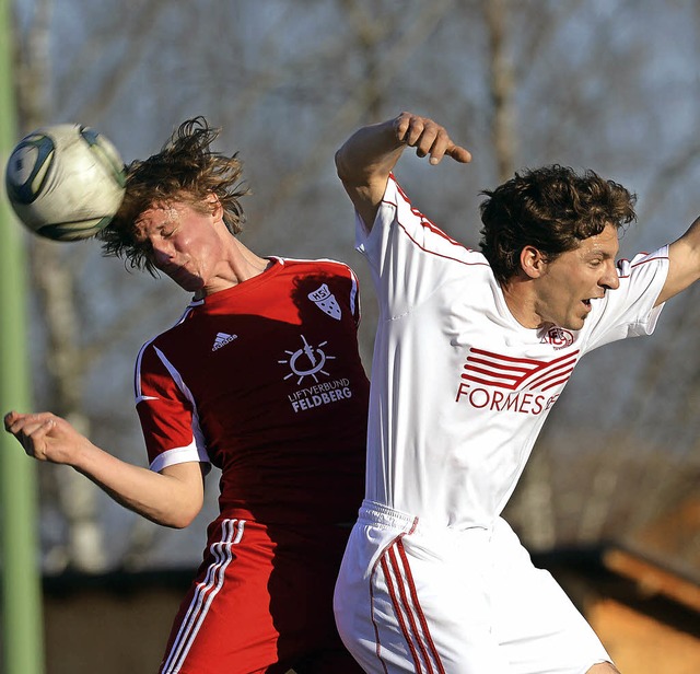 Umkmpft war das Hochschwarzwald-Derby...en einen 3:1-Sieg gegen Hinterzarten.   | Foto: patrick seeger