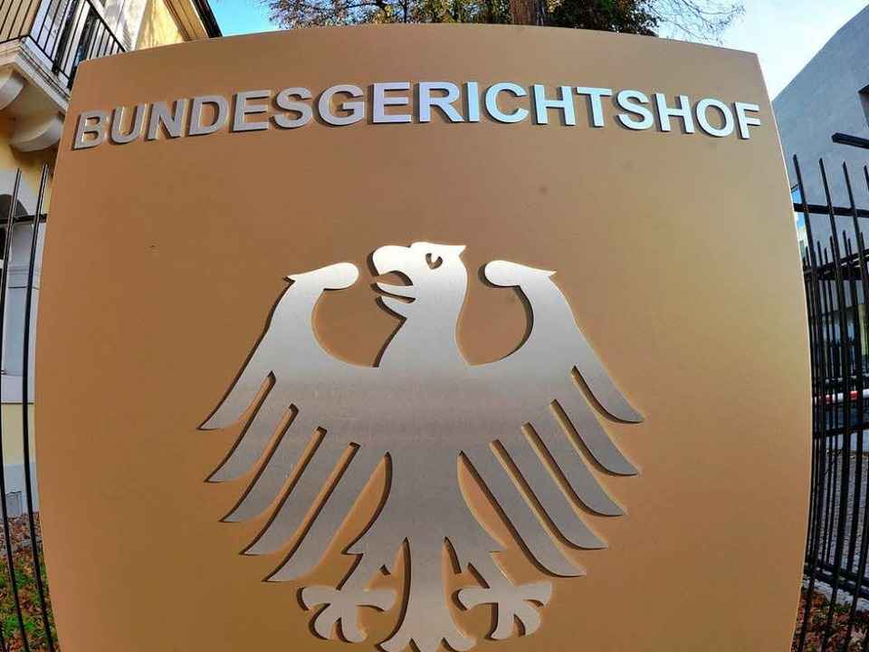 Der Bundesgerichtshof in Karlsruhe  | Foto: dpa