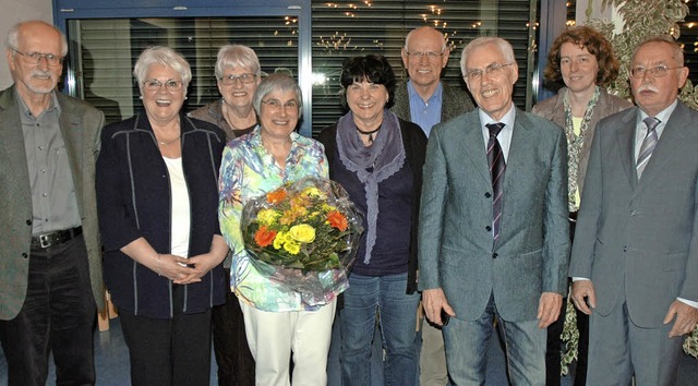 Horst Donner, Elaine Leypoldt, Senta G...eize (von links) bilden den Vorstand.   | Foto: Britta Wieschenkmper