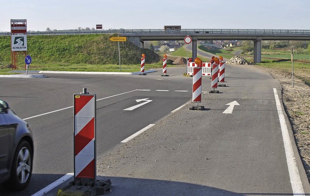 Bitte nach links &#8211; geradeaus ist...nn heien: nach Gottenheim geradeaus.   | Foto: manfrEd frietsch