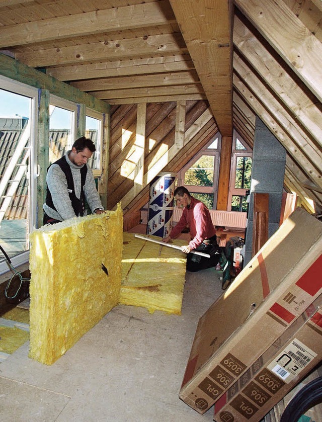Von einer Dachdmmung profitieren Miet...r drei Monate nicht gemindert werden.   | Foto: LBS Baden-Wrttemberg