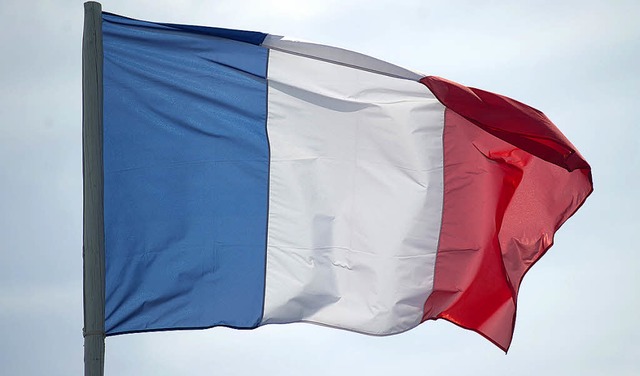 Die Flagge Frankreichs heit auf Franzsisch &#8222;drapeau tricolore&#8220;.   | Foto: dpa