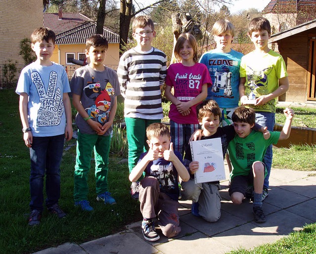 Sind erfolgreich: die Handballer aus Oberweier   | Foto: Schule