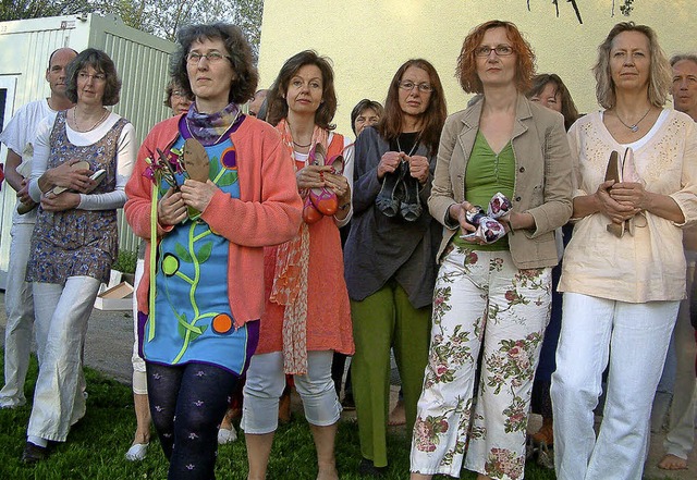 Pilar Buira Ferre (links) und ihre Gruppe   | Foto: Roswitha Frey
