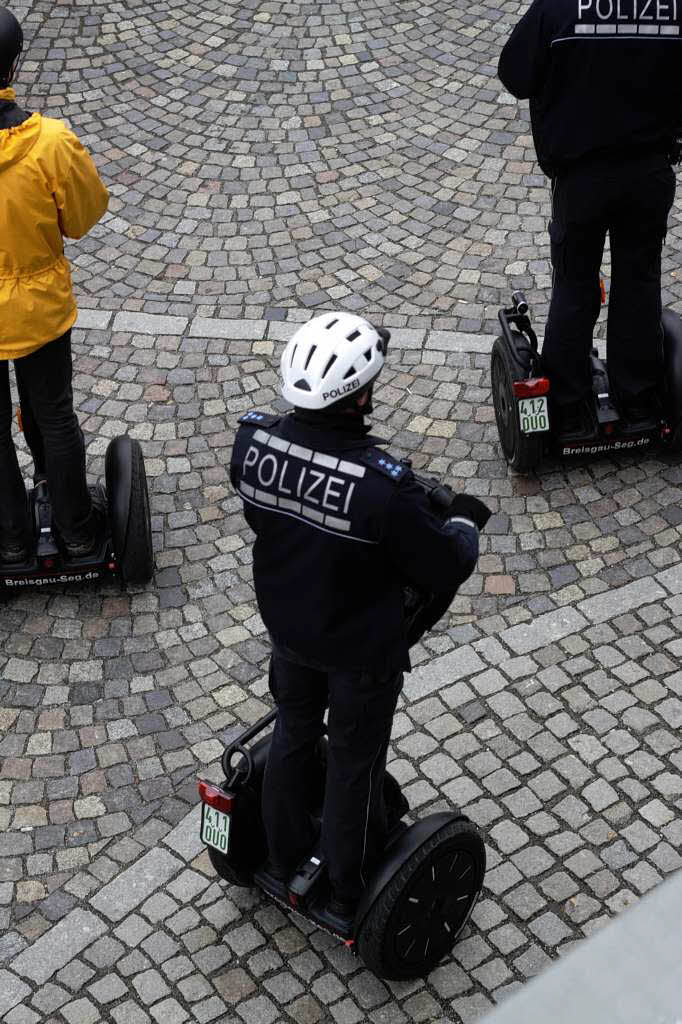 Patrouille auf Segway: Polizei im Einsatz Patrouille auf Segway: Polizei im Einsatz