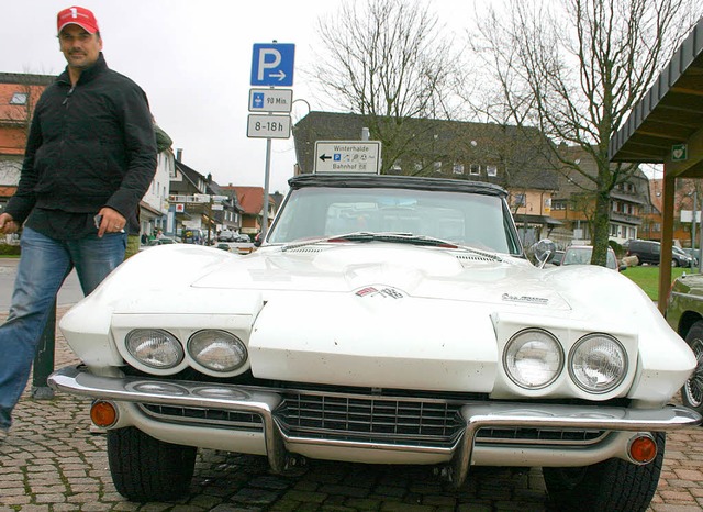 Die Corvette Sting Ray ist kein Wagen ...burger Strae in Hinterzarten zeigte.   | Foto: Hans-Jochen Kpper