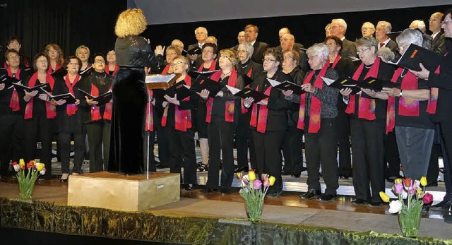 Das Lebensgefhl der 60er und 70er Jah...s Konzert der &#8222;Amicitia&#8220;.   | Foto: Hlter-Hassler