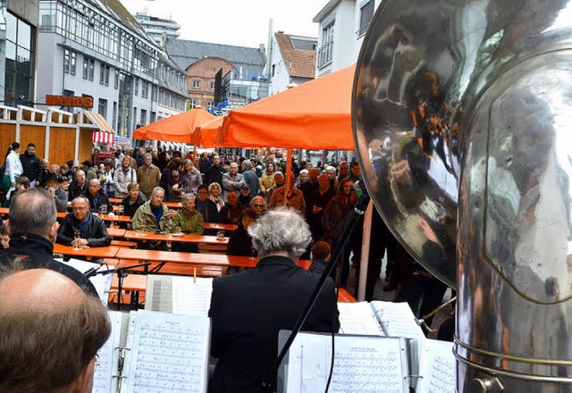 An sechs Orten  lauschten die Jazzfans...en Volker &#8222;Wastel&#8220; Berger   | Foto: Barbara Ruda