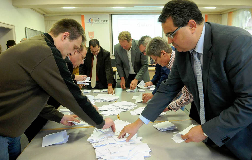 Der Sieg von Jochen Fischer beim zweiten Wahlgang der Brgermeisterwahl Neuried.