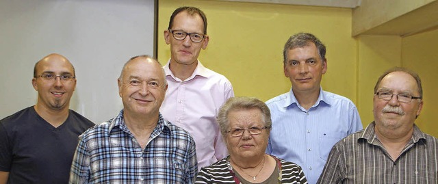 Seit Jahrzehnten Mitglied (von links):...ff, Stefan Baumann und Bruno Gehring.   | Foto: heidi fssel