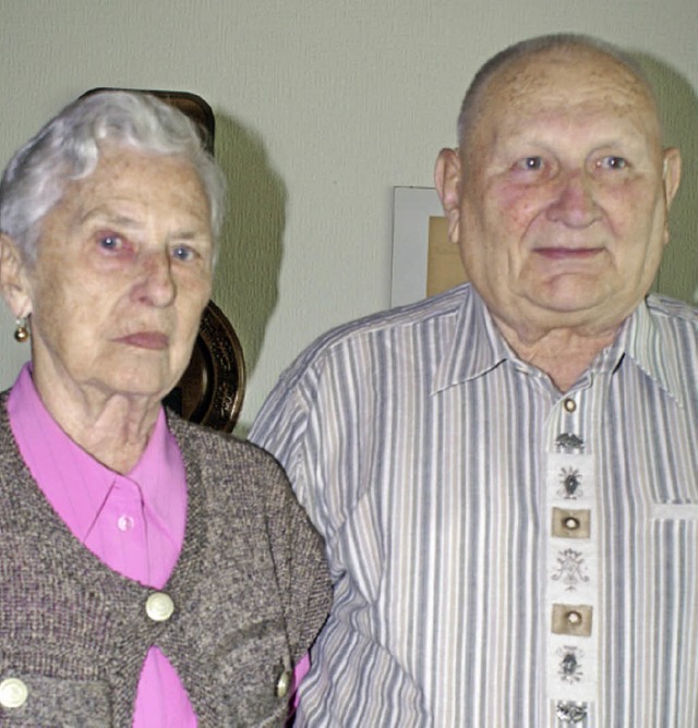 Anna und Helmut von Behren sind seit 65 Jahren miteinander verheiratet.    | Foto: Werner Probst