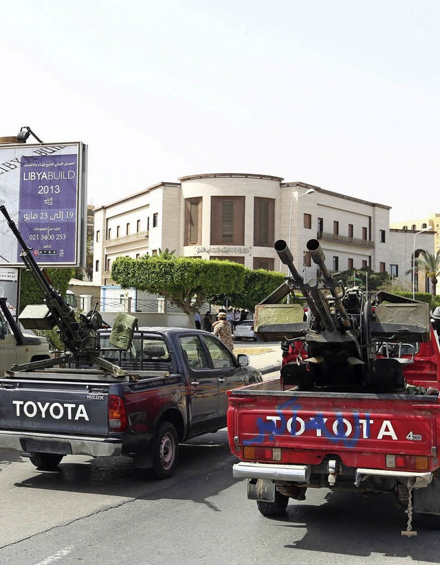 Milizen in Tripoli   | Foto: AFP