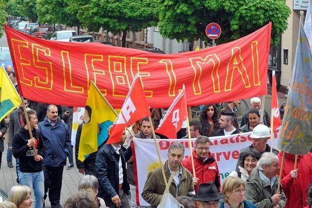 Fotos: Kundgebung des DGB auf dem Sthlinger Kirchplatz