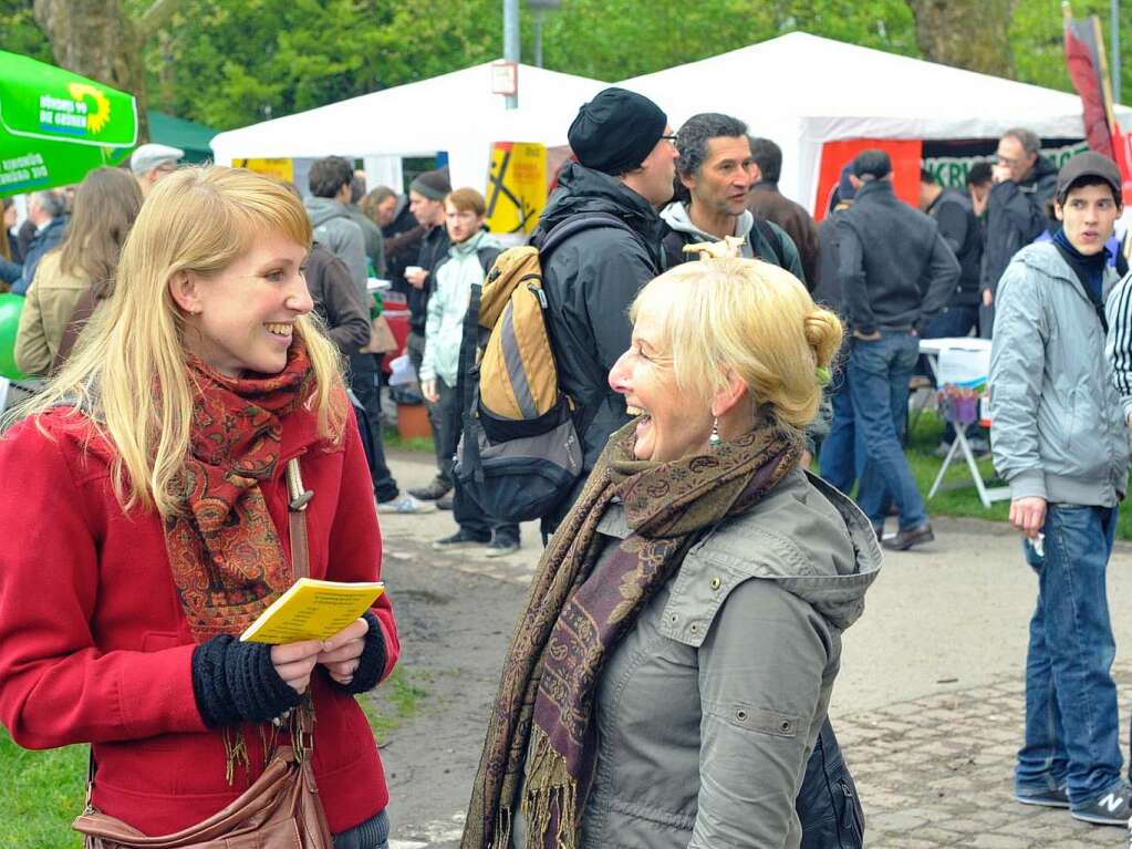 Impressionen der Kundgebung. Impressionen der Kundgebung.