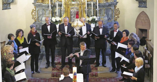 Frisch und farbenreich war das Konzert...irchenchors St. Martin  in Feldkirch.   | Foto: Dorothee Philipp