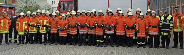 Alle Teilnehmer haben den Grundausbildungslehrgang bestanden.  | Foto: Feuerwehr Herbolzheim