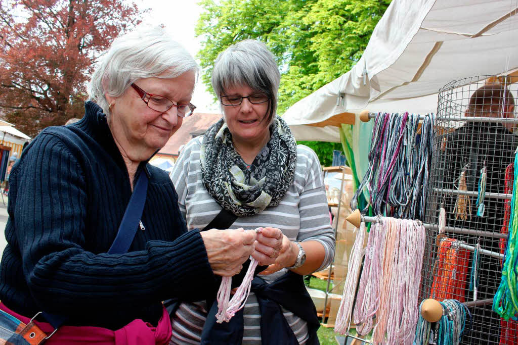 Impressionen vom 17. Tpfer- und Knstlermarkt auf Schloss Beuggen