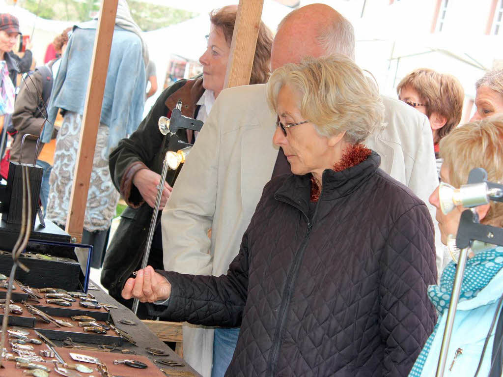 Impressionen vom 17. Tpfer- und Knstlermarkt auf Schloss Beuggen