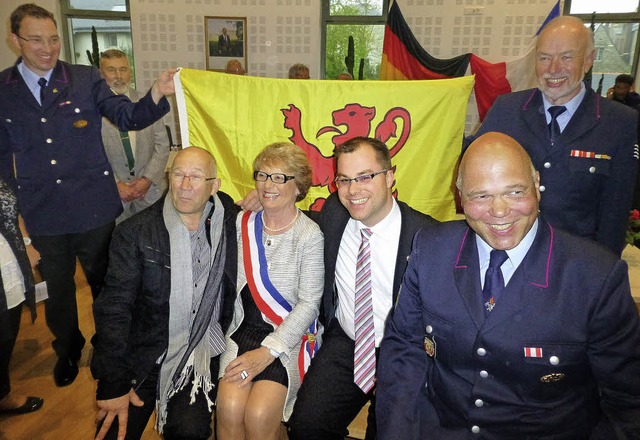 Probesitzen auf dem Laufenburger Gastg...alten Markus Rebholz und Hanjo Eckert.  | Foto: Peter Meister