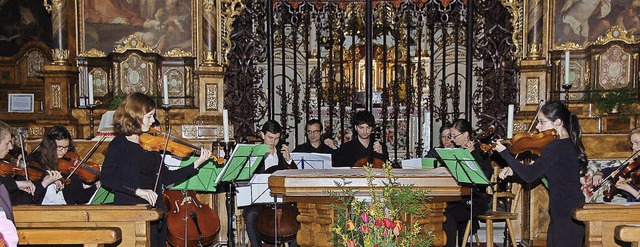 Virtuose barocke und modernen &quot;St...ertreihe &quot;Musik im Kloster&quot;.  | Foto: Binner-Schwarz