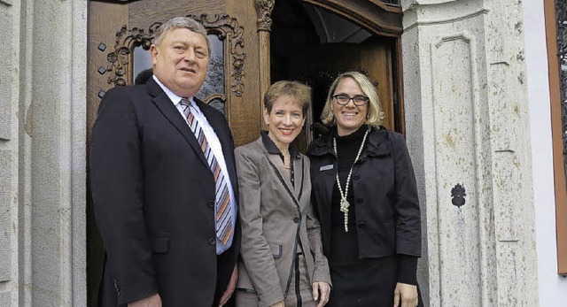 Bei der Mitgliederversammlung des Brg...emann, Leiterin der Schlossverwaltung   | Foto: Dorothee Philipp