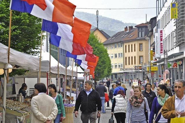 Erstmals findet in Bad Sckingen ein Franzsischer Markt statt