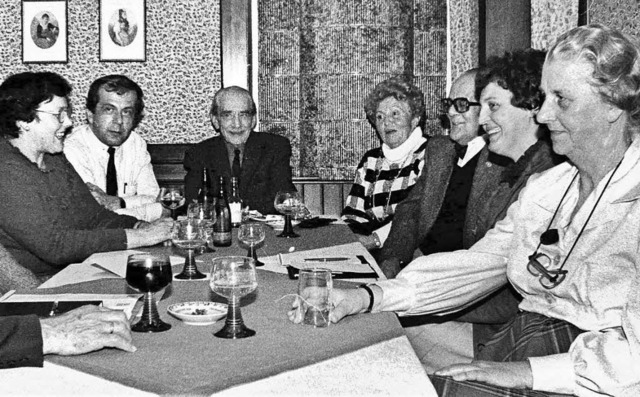 Vor 30 Jahren wurde im Gasthaus &#8222...die Europa-Union Mnstertal gegrndet.  | Foto: Archiv-Foto: M. Lange