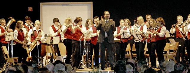 Der Gastverein aus Malsburg-Marzell beim Konzert des MV Feldkirch.  | Foto: Privat