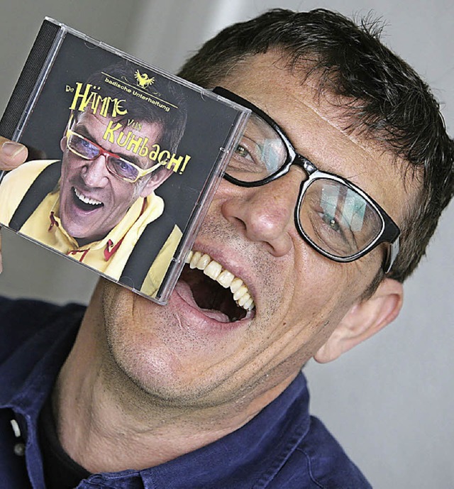 Hat gut lachen: Helmut Dold mit neuer &#8222;Hmme&#8220;-CD.   | Foto: B. Henning