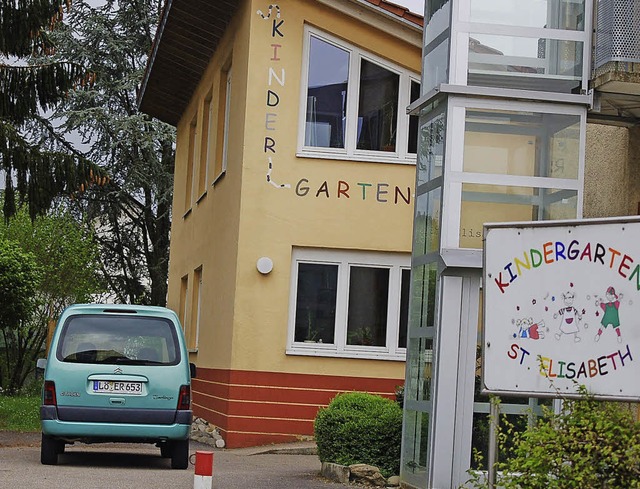 Hier soll es barrierefrei und sicherer werden: Kindergarten St. Elisabeth  | Foto: Hildegard Siebold