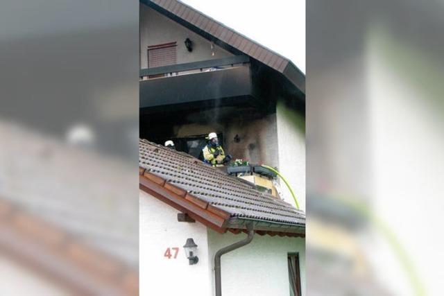Balkonbrand in Bad Krozingen