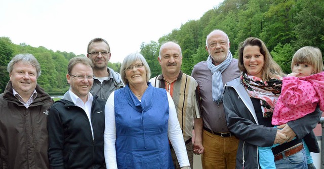 Im Vorstand der Alemannia sind (von li...itschler, Sren Hitschler mit Ioanna.   | Foto: Sigrid Umiger