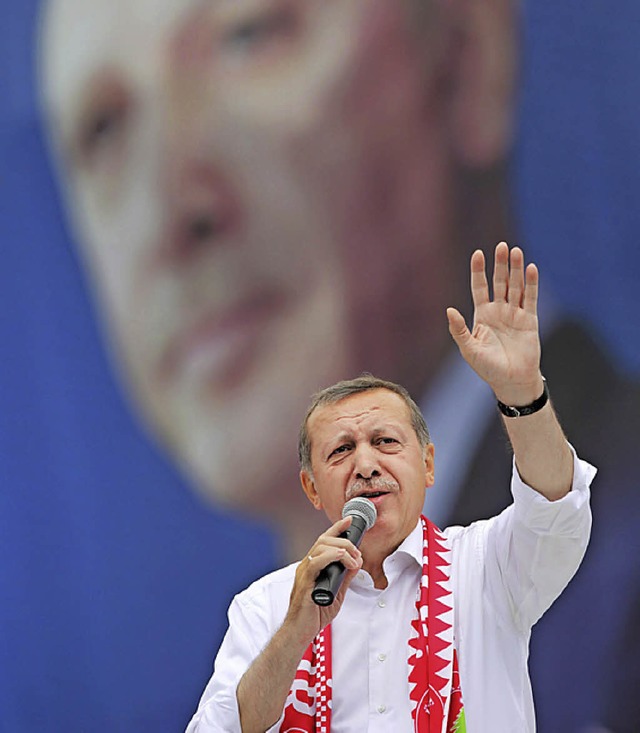 Will hoch hinaus: Ministerprsident Tayyip Erdogan.   | Foto: dpa