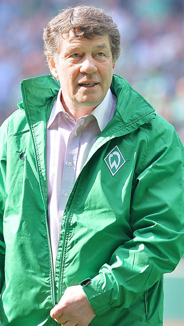 Einmal grn, immer grn: Bremens Ex-Tr...stiegsbedrohten Klub zu untersttzen.   | Foto: dpa