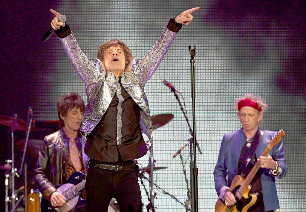 Die Rolling Stones im Staples Center in Los Angeles.