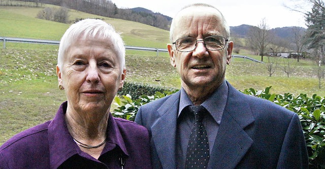 Seit 50 Jahren verheiratet: Leonie und Klaus Weber.   | Foto: Roland Gutjahr
