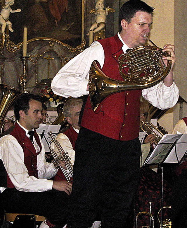 Solist Philipp Kiefer glnzte am Horn.  | Foto: michael gottstein