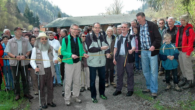 Georg Keller, Vizeprsident des Schwar...e zertifizierte Wanderweg in Todtmoos.  | Foto: stefan sahli