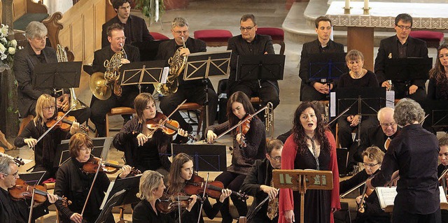 Getragen von der feinnervigen Orcheste...ng Florence Millon die Mahler-Lieder.   | Foto: Sandra Decoux-Kone