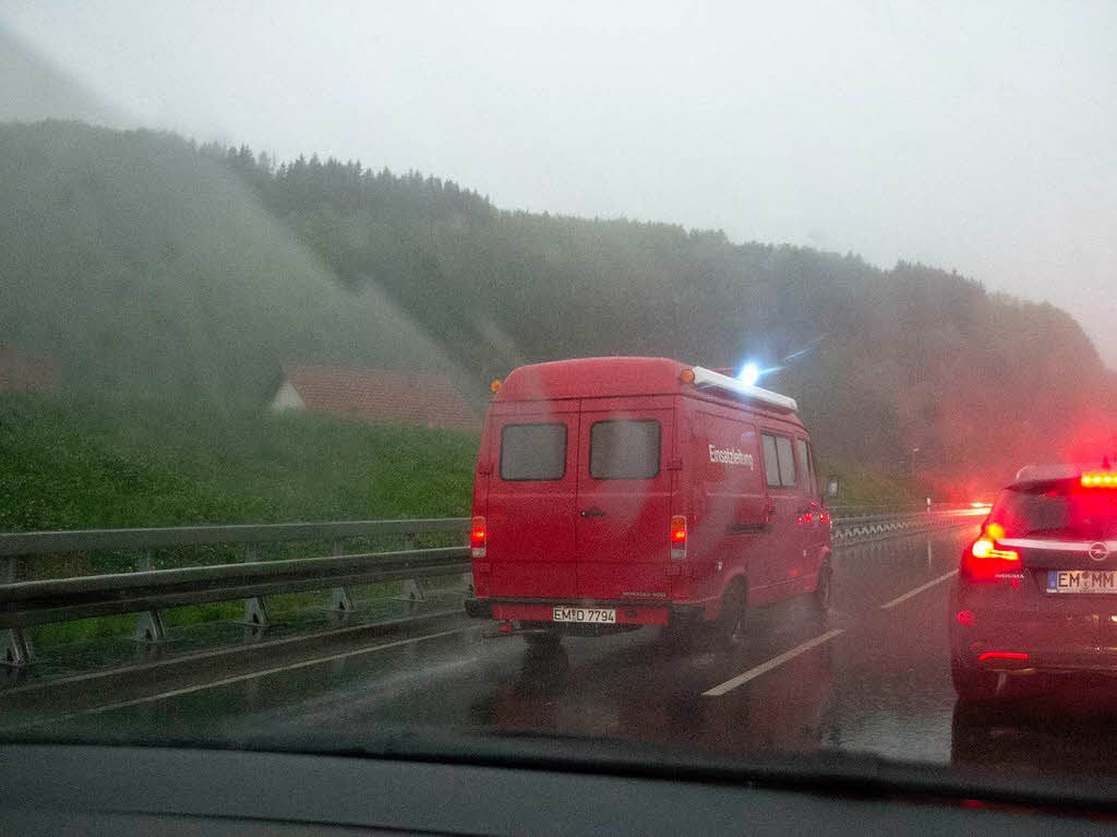 Starkregen hat der Feuerwehr in Elzach und seinen Stadtteilen 70 Einstze beschert.