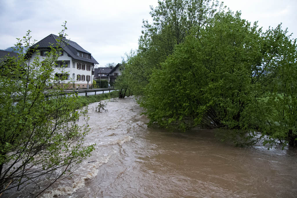 Starkregen hat der Feuerwehr in Elzach und seinen Stadtteilen 70 Einstze beschert.