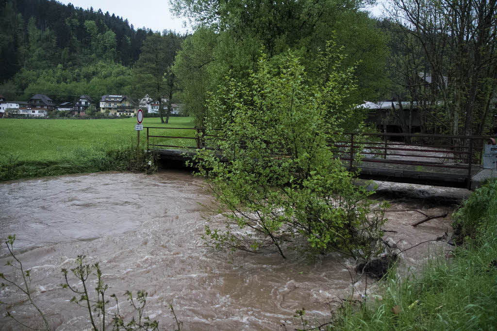 Starkregen hat der Feuerwehr in Elzach und seinen Stadtteilen 70 Einstze beschert.