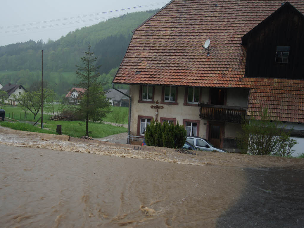 Wassermassen in Prechtal