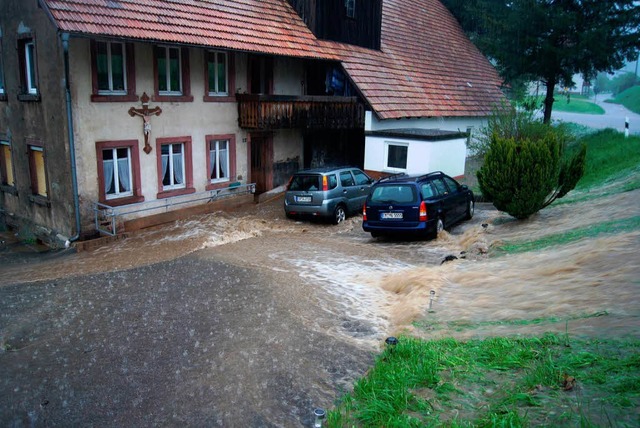 Hochwasser in Prechtal  | Foto: Roland Gutjahr