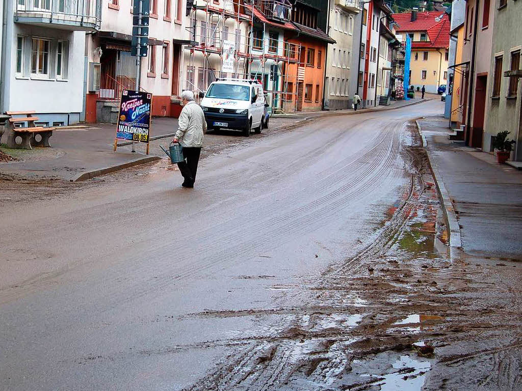 Hochwasser in Elzach